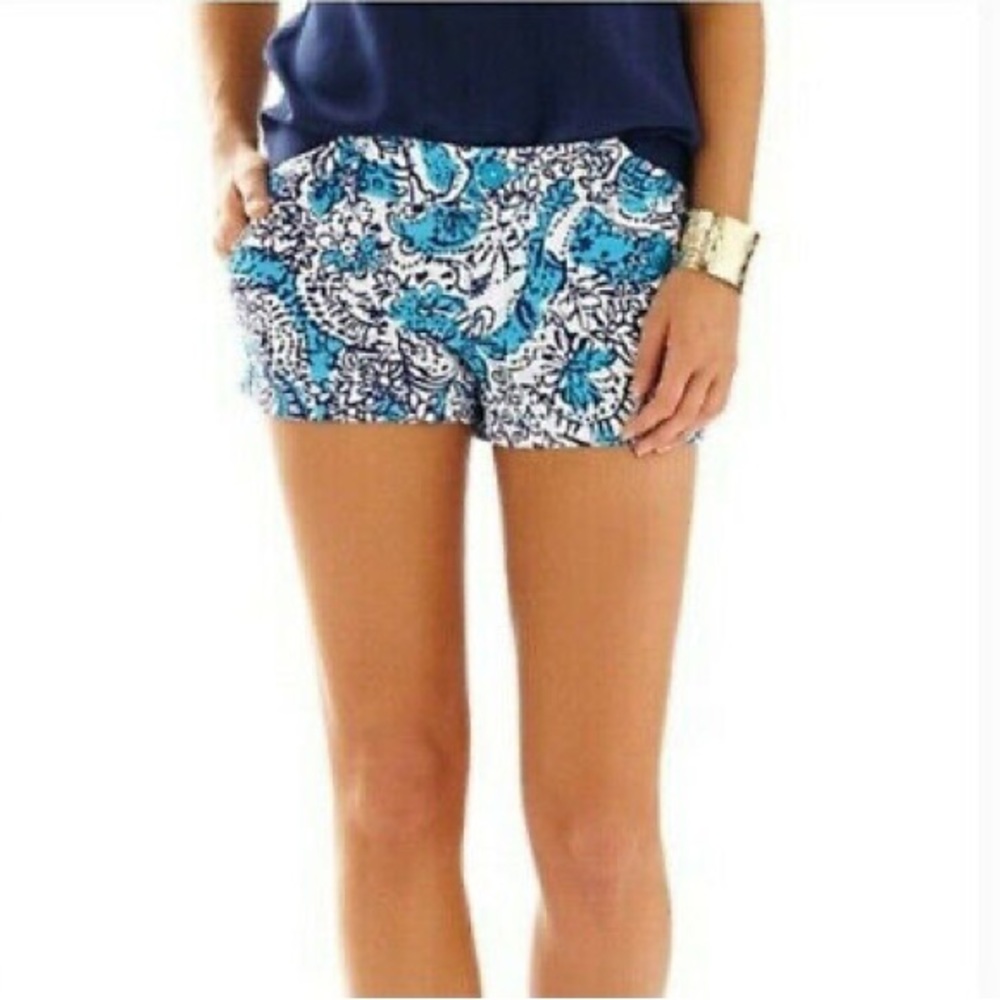 Lilly Pulitzer Shorts Hippy Hippy Shake Size 00